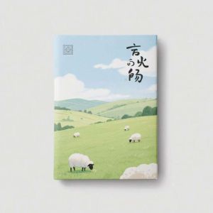 Customized Hard Softcover Story Brochures Cardboard Perfect Bound Booklet