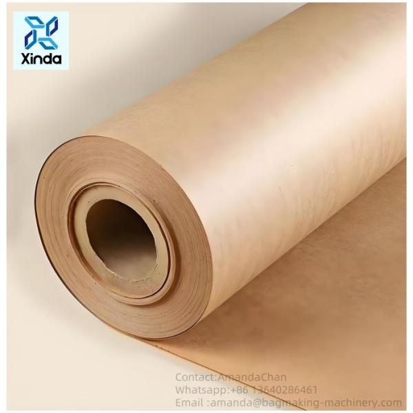 Wholesale kraft paper full roll base paper environmental protection kraft paper