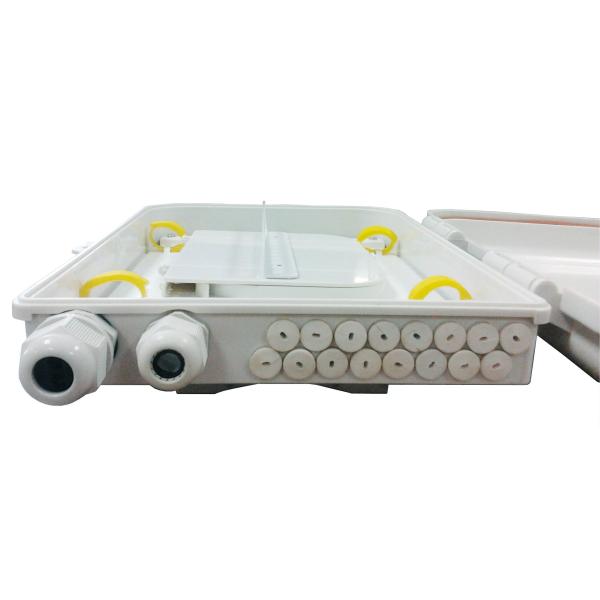 Pole mounted plastic fiber optic terminal box 24 fo for FTTX project