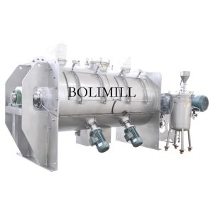 Quality Stainless Steel Knife 200L 300L Horizontal Plough Mixer for sale