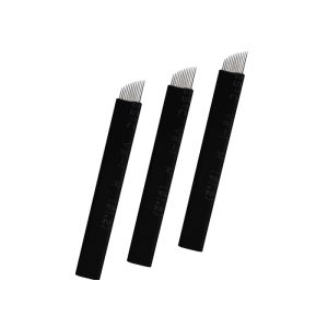 12 Pins 0.18MM Nano Eyebrow Needle Gama Rays Sterilized