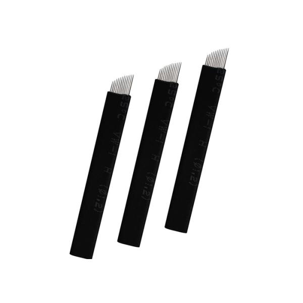 Buy 12 Pins 0.18MM Nano Eyebrow Needle Gama Rays Sterilized at wholesale prices