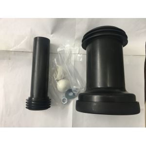 China PVC Material Toilet Straight Connector , Embedded Toilet Waste Fittings on sale