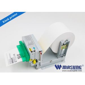 Parallel / Rs232 Thermal Barcode Printer Flash Memory For Parking Lot Machine