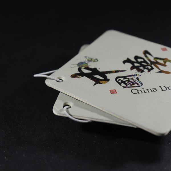 Hanging Absorbent Cotton Paper Air Freshener Both Sides Printing