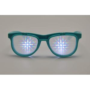 Double Effect Plastic 3D Fireworks Glasses , Flip Up 3D Glasses