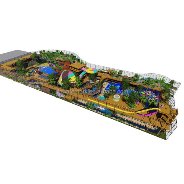 20000 SQM Aqua Park Design Master Plan Custom Water Theme Park Design for Resorts