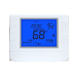 LCD Backlight Heat Pump Programmable Air Conditioner Thermostat