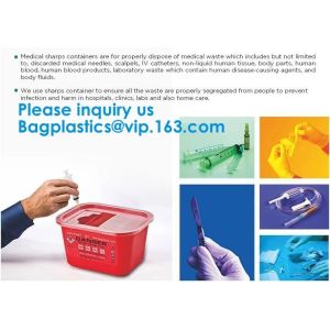 Biohazard Plastic Sharps Container,Hospital Biohazard Medical Needle Disposable
