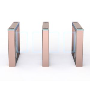 Security Speed Electronic Turnstile Gates Aluminum Alloy With IP54 Protection