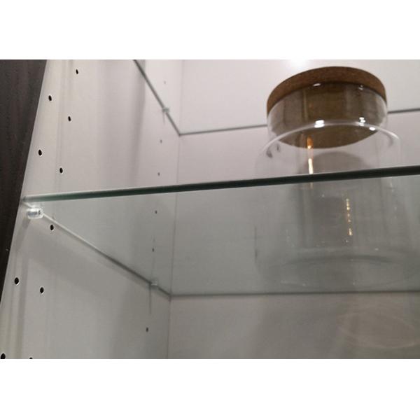 Furniture / Cupboard Clear Tempered Glass 3mm~12mm Thickness With MAT C Edge