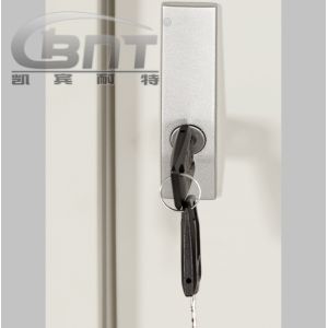 Metal Sliding Glass Door File Cabinet KD Structure Lockable