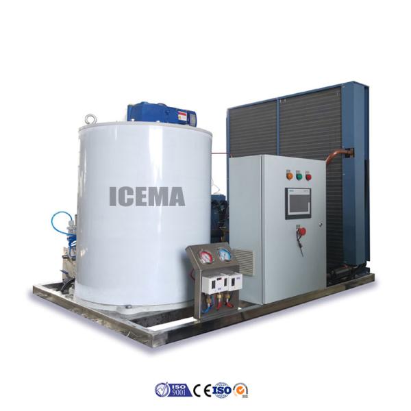 6500 KG Voltage 380V/3P/50HZ Ice Flake Machine for Seafood Fishery at March Trade Fair