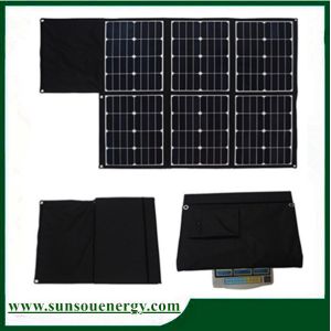 180w folding solar panel / foldable solar kits with dual voltage controller for