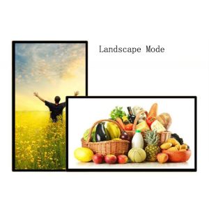 4K UHD 75" inch LCD LED Monitor for Wireless WIFI network Android advertising