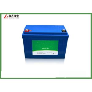 China 24V 50Ah LiFePO4 2000 Cycles Electric Forklift Battery Pack on sale