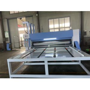 Semi-Automatic Chain Feeding Flexo Printing Slotter Rotary Die Cutter Carton