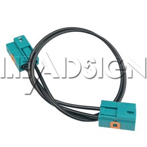 FAKRA Extension Cable Dual FAKRA Z Code Straight Type Connector Cable