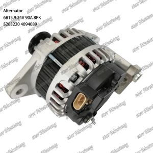 Alternator 6BT5.9 24V 90A 8PK 5263220 4094089
