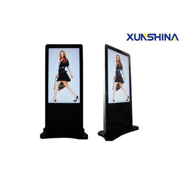 Network Multi - language Touch Screen Wireless Digital Signage Totem With LG