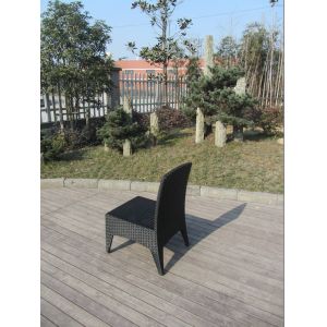 Brown Wicker Rattan Garden Dining Sets , Conservatory Furniture Set