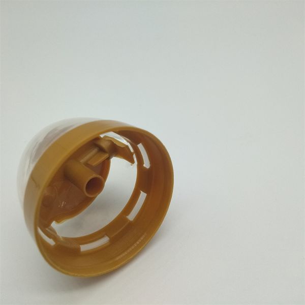 Aerosol spray cap protective overcap with branding example