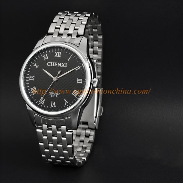 051A China Supplier for Ebay Cool Man's Watch Hotsale in USA Stainless Steel Quartz Watch