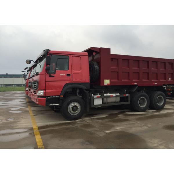 LHD 6X4 SINOTRUK HOWO Tipper Dump Truck Euro 2 336HP Engine HYVA Front Lifting