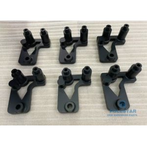 Black Anodized Custom Cnc Aluminum Parts OEM Aluminum Parts Machining