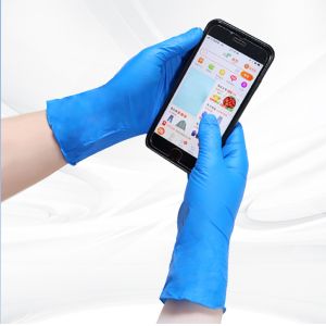Ergonomic Latex - Free Disposable PVC Gloves Good Stretchability