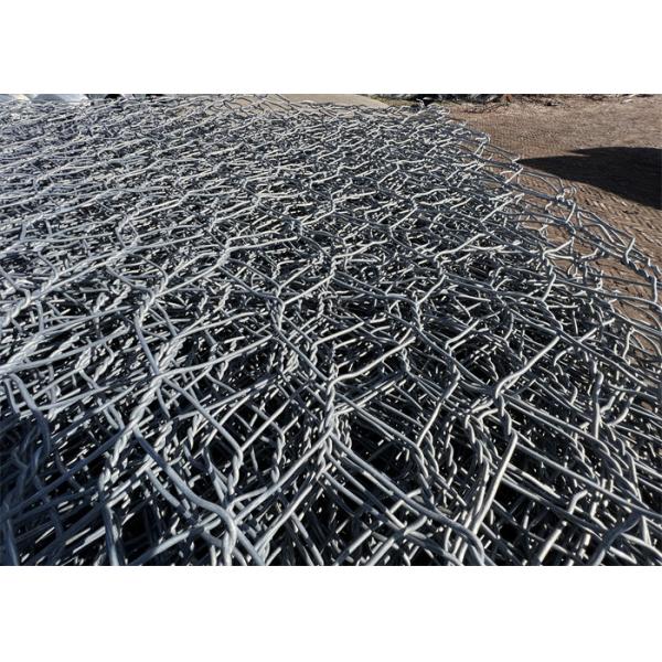 Buy Galvanized Metal Gabion Baskets 2m x 1m x 1m for Riverbank Protection at wholesale prices