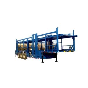 Transport 8-10 Cars with Self-dumping 3-Axle Car Transport Trailers and Fuwa/BPW
