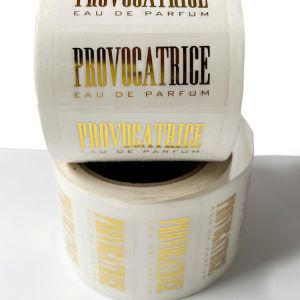 70mm 30mm Holographic Die Cut Stickers Transparent Eco Friendly