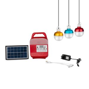 OEM 3W*3PCS Solar Powered Emergency Light With Solar Charging