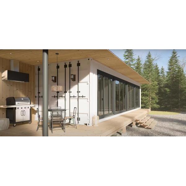 Wooden Expandable Container House Luxury Prefabricated