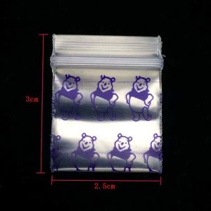 Resealable Seal Magic Mini Plastic Zipper Bags Customized Design