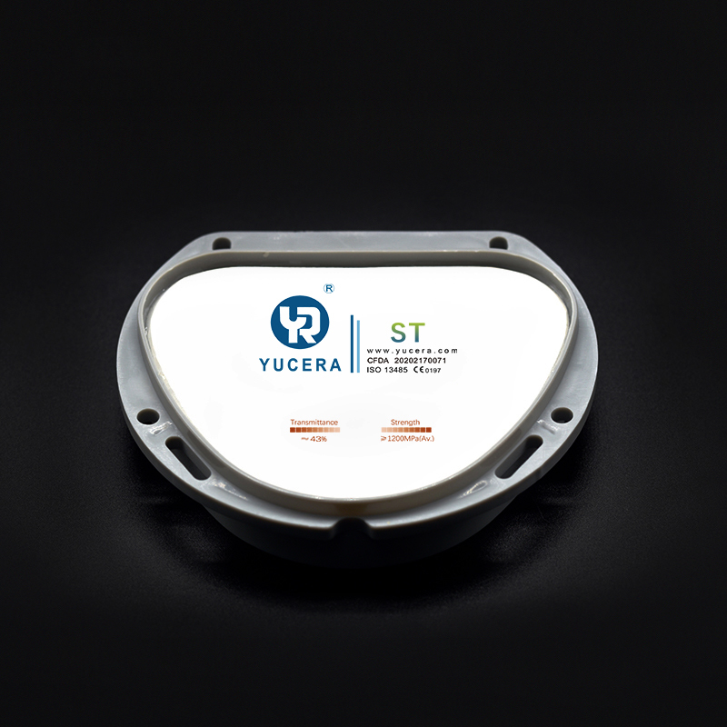 Yucera CE Approved Dental Materials ST White Zirconia Ceramic Block Zirconio