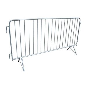 Customized hot dipped galvanized crowd control barrier portable barricades