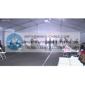 Temporary COVID-19 Vaccination site Tent 20x30m