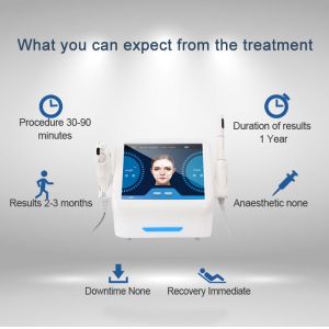 2 Handles Hifu Face Lifting Body Firming Machine Non Surgical