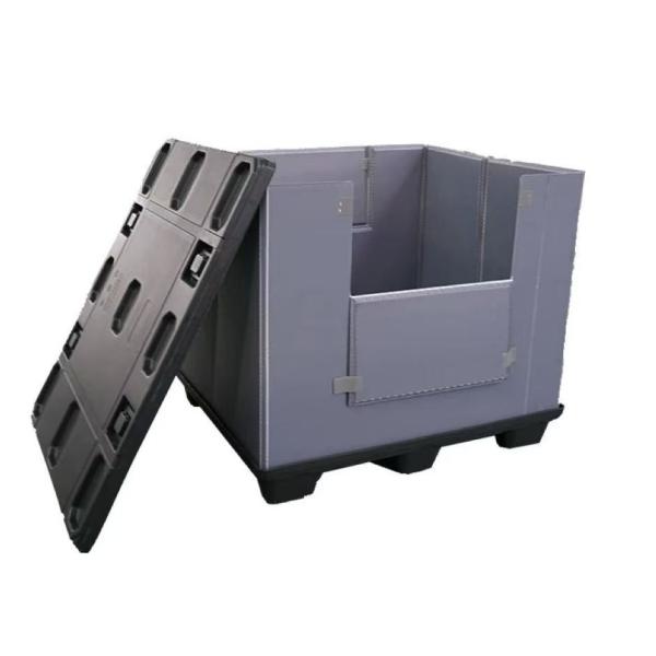 Buy Plastic Pallet Box For Packaging And Shipping Sleeve Container at wholesale prices