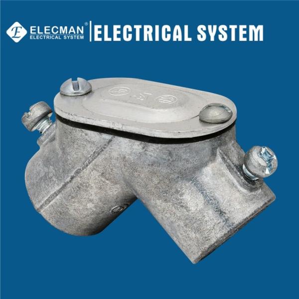 Buy 90 Degree Zinc EMT Conduit Pull Elbows Set Screw EMT Fitting 1/2" - 1-1/4" at wholesale prices