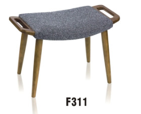 China America style mid century wooden foot ottoman on sale