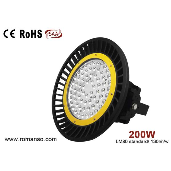 Buy High Brightness Aluminum 200W 24000lm LED High Bay Warehouse Lighting at wholesale prices