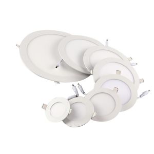 China 5W Round LED Panel Lights Ultra Thin Warm White Cold White With Driver and Wire on sale