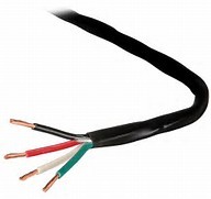 14 AWG 4 Core Audio Speaker Cable CM Rated PVC with Stranded OFC Conductor