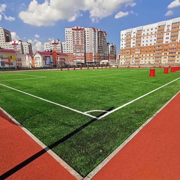 55mm 160 Stitches/M Football Artificial Turf High Performance UV Resistance Artificial Turf Certified By FIFA