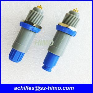 2pin push pull circular plastic connector male to female