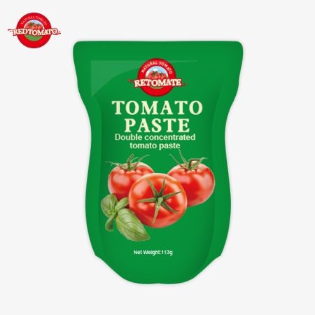 Tomato Paste Factory Manufactures 113g Stand-Up Sachets In Accordance With ISO