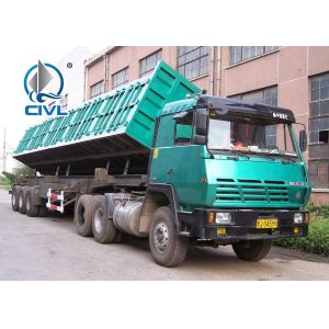 Cargo Side Dump 80 Tons Semi Trailer Trucks